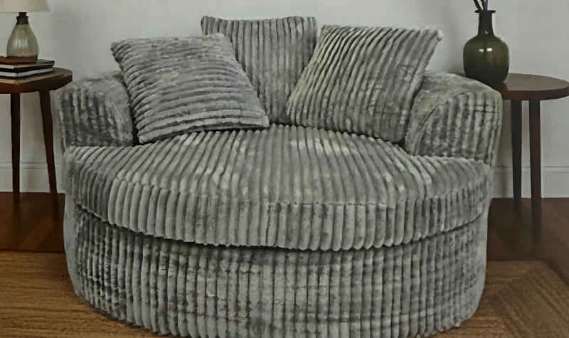 Comfy round couch chair